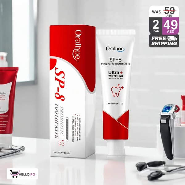 Sp-8 Toothpaste – Naturally gentle, powerfully whitening, and fresh all day.