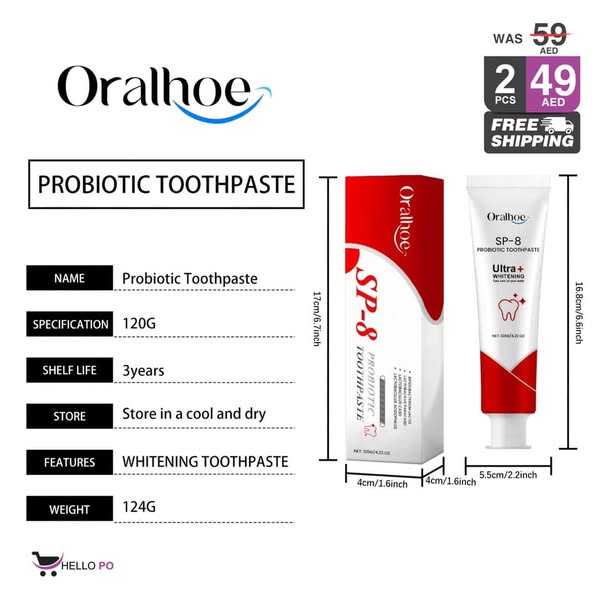 Sp-8 Toothpaste – Naturally gentle, powerfully whitening, and fresh all day.