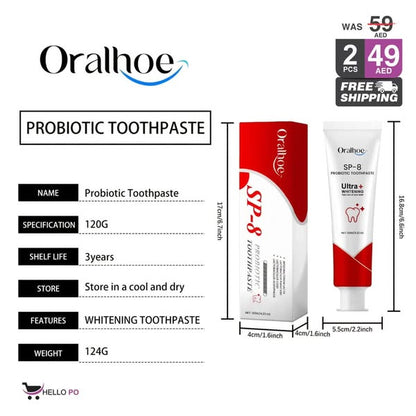 Sp-8 Toothpaste – Naturally gentle, powerfully whitening, and fresh all day.